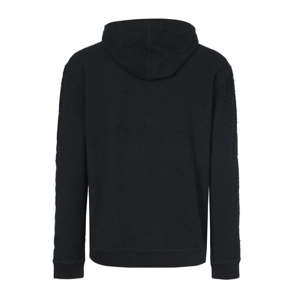 John Varvatos Huntsville Clawed Rip Hoodie Indigo - Picture 2 of 5